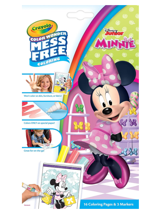 Crayola Color Wonders Mess Free Minnie Mini Pack Colouring Pad My Toy